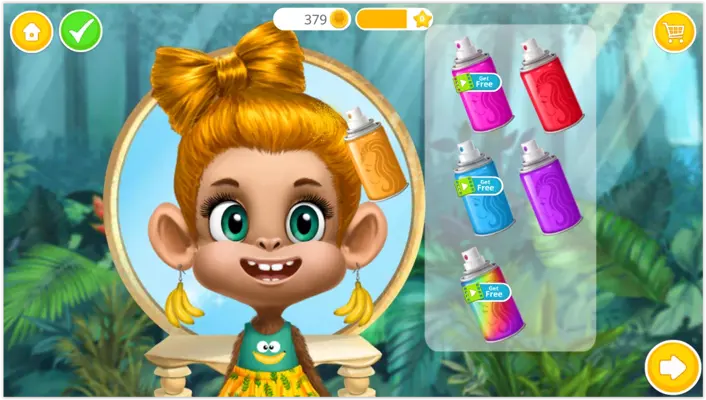 Jungle Animal Hair Salon 2 android App screenshot 7